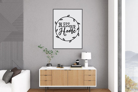 Bless Our Home SVG Cut File SVG Old Market 