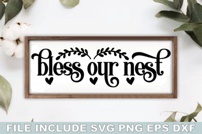 Bless Our Nest SVG Ariyan 