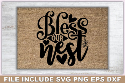 Bless Our Nest SVG Ariyan 
