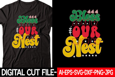 Bless Our Nest SVG cut file SVG Blessedprint 