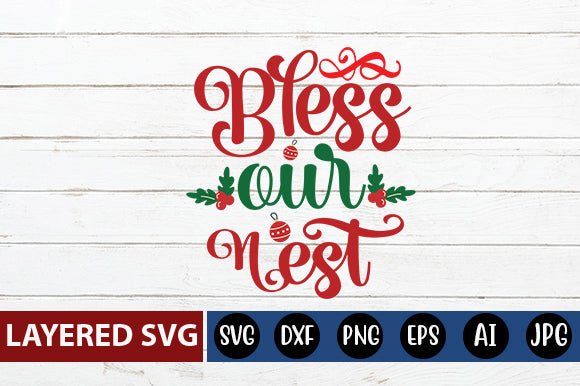 bless our nest svg Cute fIle SVG Blessedprint 