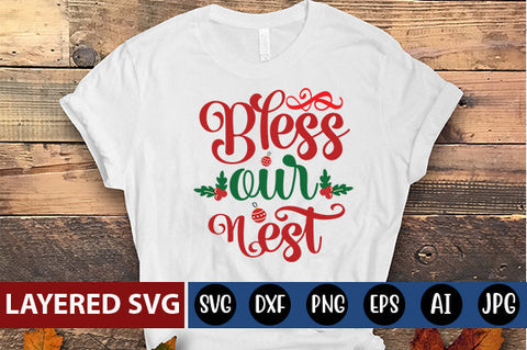 bless our nest svg Cute fIle SVG Blessedprint 