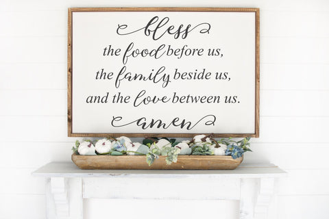 Bless The Food Before Us SVG Morgan Day Designs 