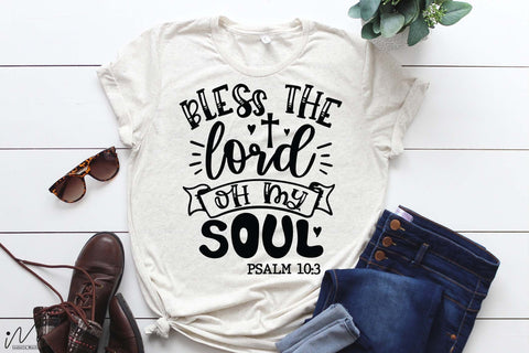 Bless the lord oh my soul svg, Blesse t shirt svg, Christian t shirt SVG Isabella Machell 