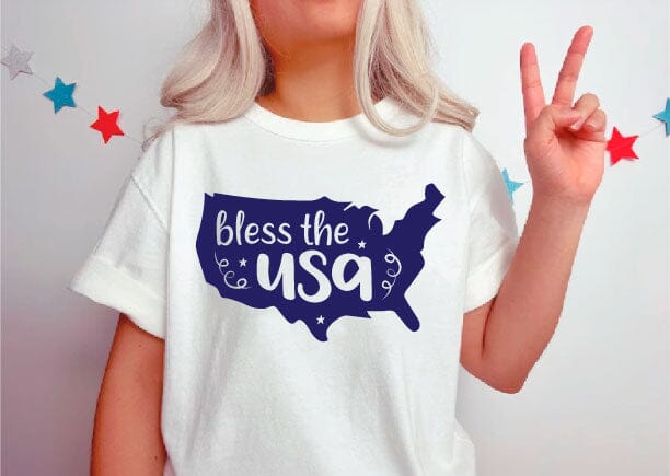 bless the usa svg, 4th of july svg,DXF EPS PNG america svg, SVG designstore 