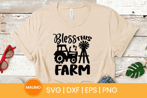 Bless this farm, farm svg quote SVG Maumo Designs 