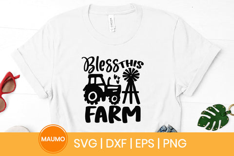 Bless this farm, farm svg quote SVG Maumo Designs 