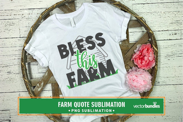 Bless this farm sublimation Sublimation vectorbundles 