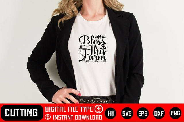 Bless This Farm SVG CraftlabSvg29 