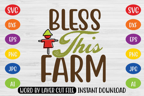 Bless This Farm SVG CUT FILE SVG MStudio 