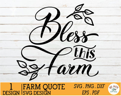 Bless this farm svg,bless this farmhouse sign making svg SVG Redearth and gumtrees 