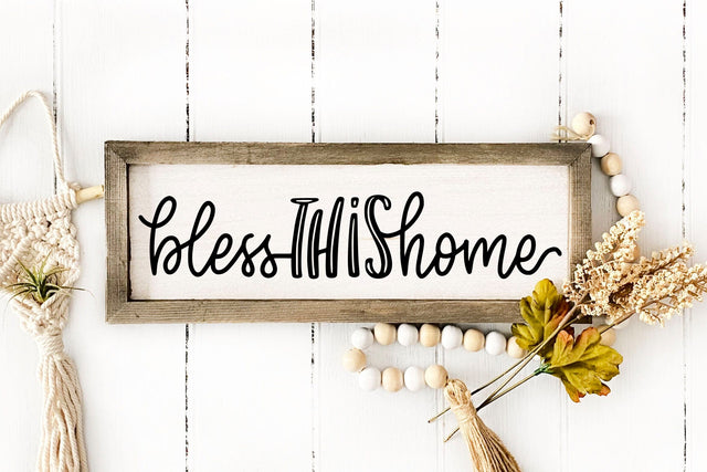 Bless This Home SVG Farmhouse Sign Cut File SVG dapiyupi store 
