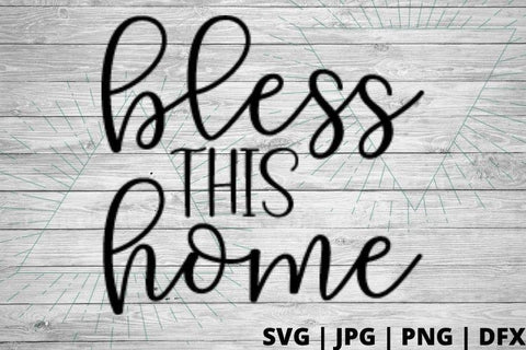 Bless this home SVG Good Morning Chaos 