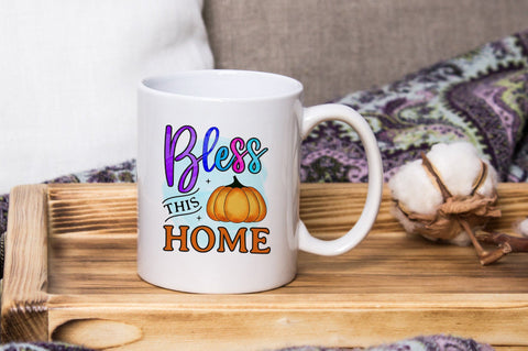 Bless This Home, Thanksgiving Sublimation PNG SVG futivesvg 