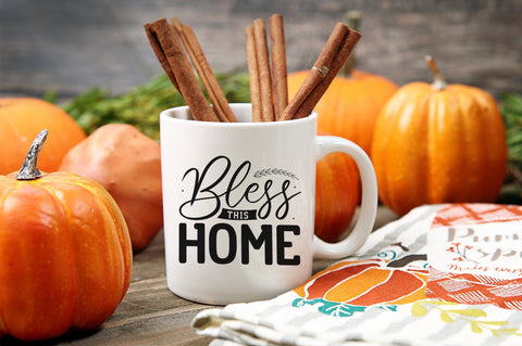 Bless This Home, Thanksgiving SVG Design SVG futivesvg 