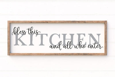 Bless This Kitchen And All Who Enter SVG SVG So Fontsy Design Shop 