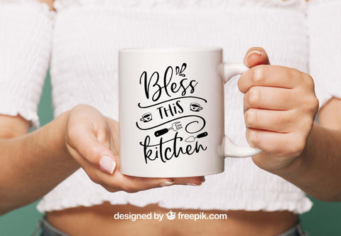 Bless this kitchen | Funny cut file SVG TheBlackCatPrints 