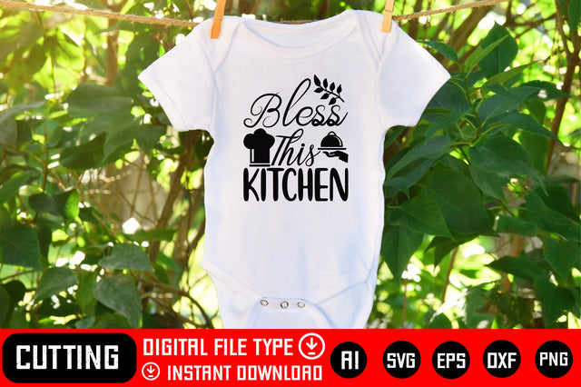 Bless This Kitchen SVG CraftlabSvg29 