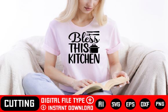 Bless This Kitchen SVG CraftlabSvg29 