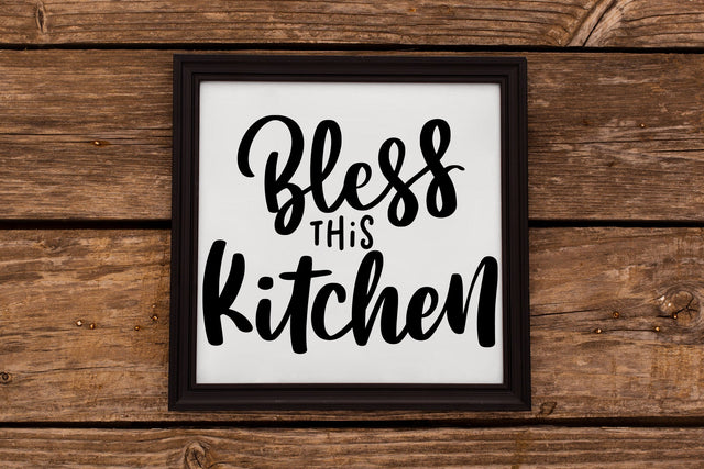 Bless This Kitchen SVG Cut File SVG dapiyupi store 