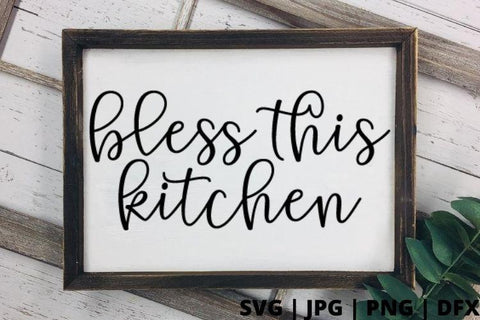 Bless this kitchen SVG Good Morning Chaos 