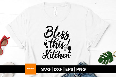 Bless this kitchen svg quote SVG Maumo Designs 