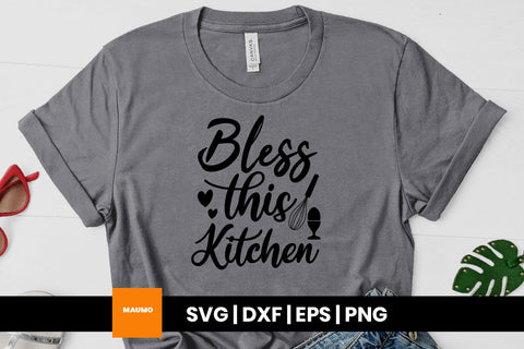 Bless this kitchen svg quote SVG Maumo Designs 