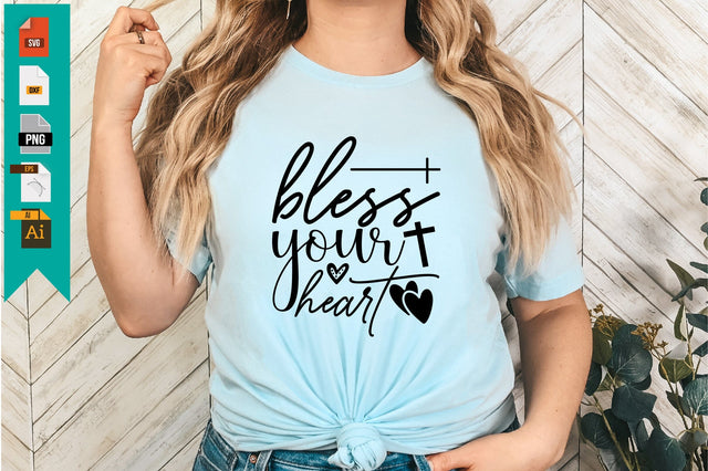 Bless Your Heart SVG Craftlabsvg24 
