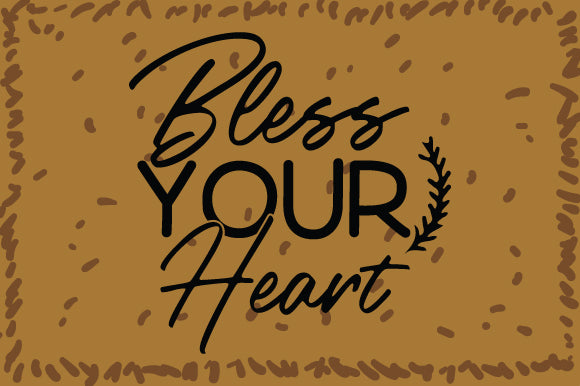 Bless Your Heart SVG Cut File SVG DesignPlante 503 