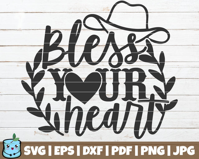 Bless Your Heart SVG MintyMarshmallows 