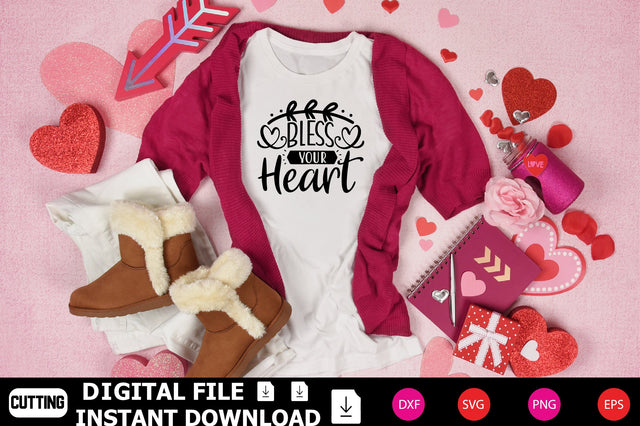 Bless Your Heart SVG Shahin alam 