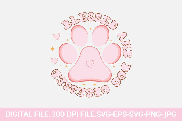 Blessed And Dog Obsessed svg SVG designmaster24 