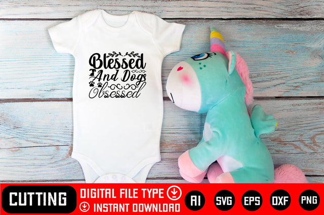 Blessed and Dogs Obsessed SVG CraftlabSvg29 