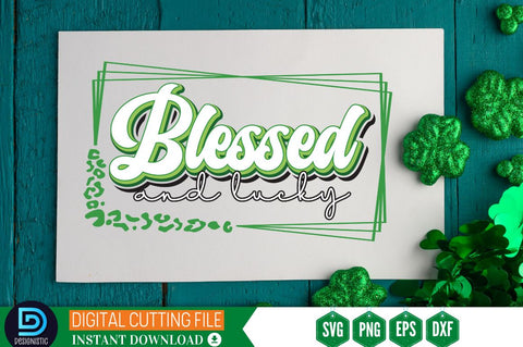 Blessed and lucky SVG SVG DESIGNISTIC 