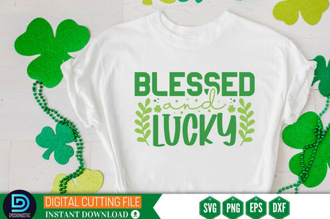 Blessed and lucky SVG SVG DESIGNISTIC 