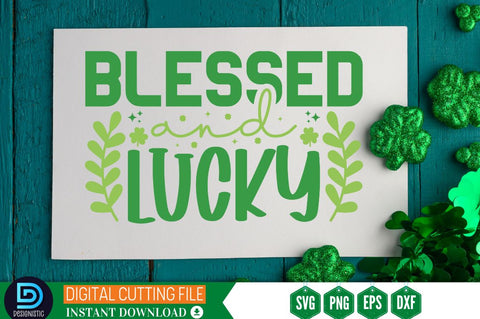 Blessed and lucky SVG SVG DESIGNISTIC 