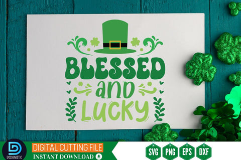 Blessed and lucky SVG SVG DESIGNISTIC 