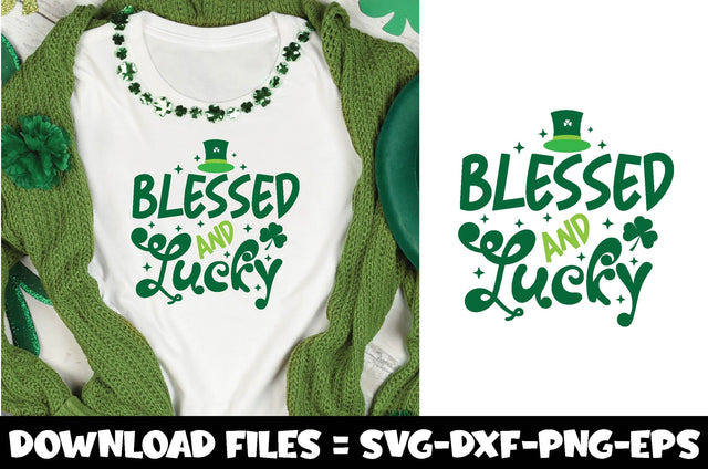 Blessed And Lucky,st.patrick's day svg SVG farhad farhad 