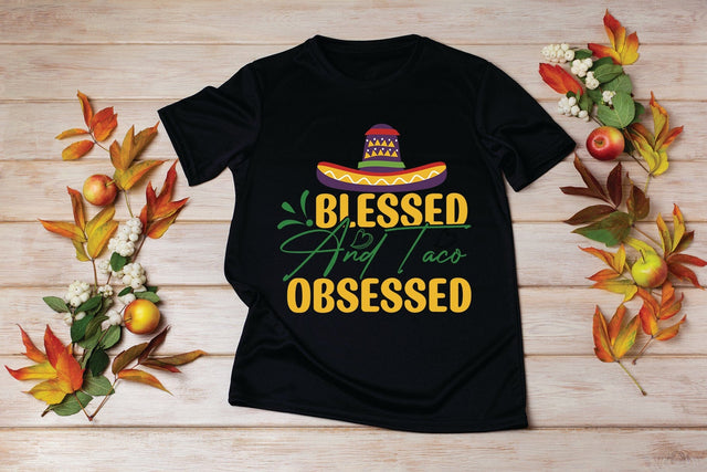 Blessed And Taco Obsessed SVG MStudio 