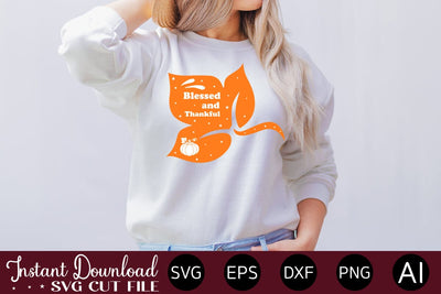 Blessed And Thankful Svg Design SVG designmaster24 
