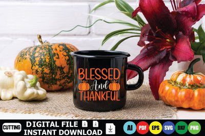 Blessed And Thankful SVG Shahin alam 