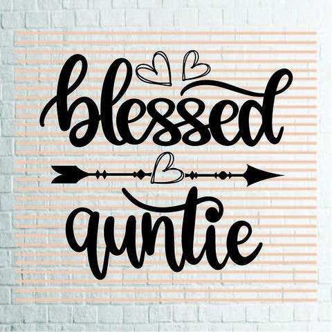 Blessed Auntie (2) Svg Png Dxf Eps File SVG Artstoredigital 