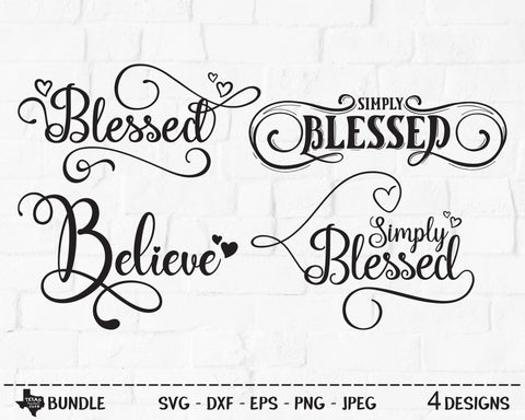 Blessed Bundle | Religious SVG SVG Texas Southern Cuts 