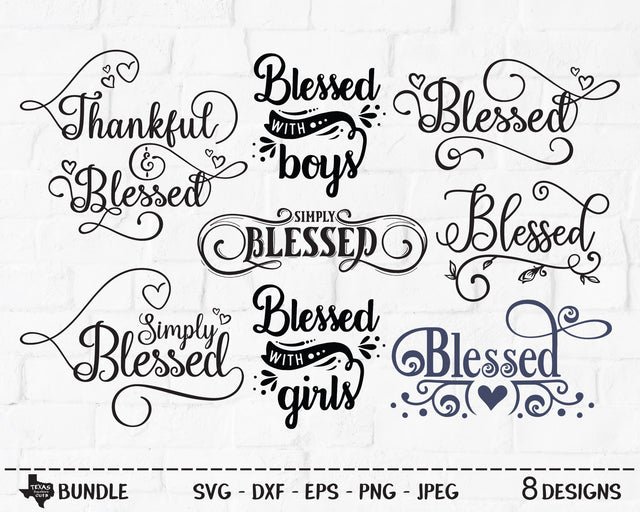 Blessed Bundle | Religious SVG SVG Texas Southern Cuts 