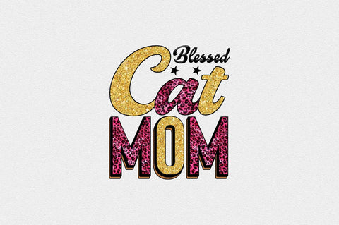 blessed cat mom Sublimation SVGArt 