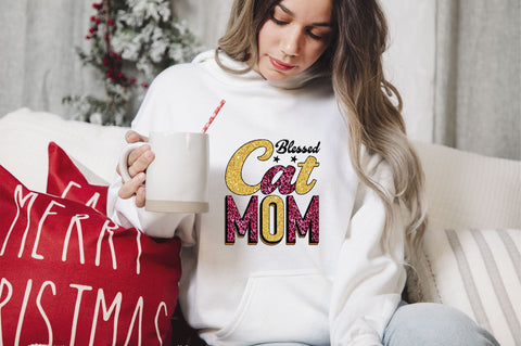 blessed cat mom Sublimation SVGArt 