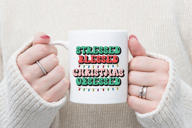 Blessed Christmas Obsessed, Sublimation Sublimation SVGista 