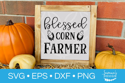 Blessed Corn Farmer SVG SVG SavanasDesign 