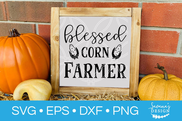 Blessed Corn Farmer SVG SVG SavanasDesign 