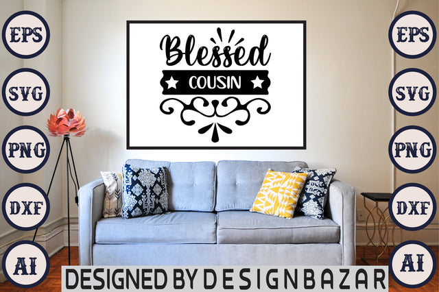 blessed cousin SVG Craftlabsvg24 